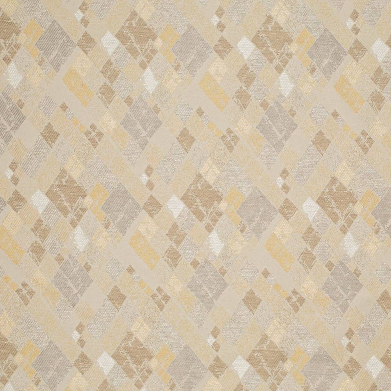 Chamois - Beige Taupe Abstract Geometric,diamonds Upholstery Fabric 54 Inches"